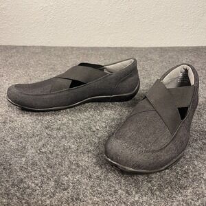 Ros Hommerson Clever Black Stretch Slip On Shoes Womens 10.5 Comfort